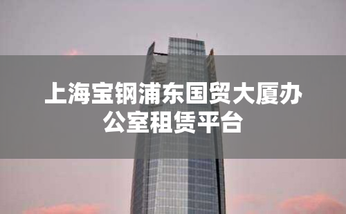 上海宝钢浦东国贸大厦办公室租赁平台