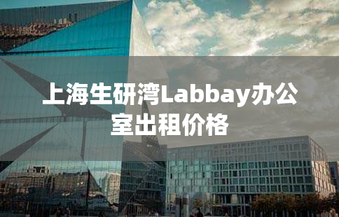 上海生研湾Labbay办公室出租价格